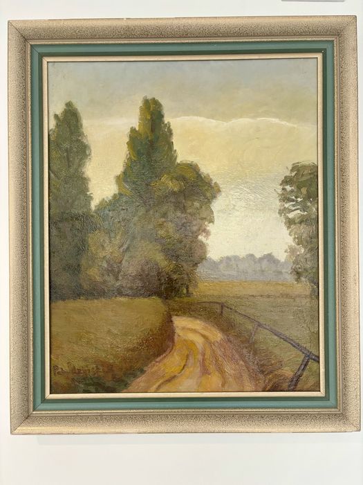 Topole 1977 Przemysław Pabudziński Wyjątkowy obraz olej na płótnie