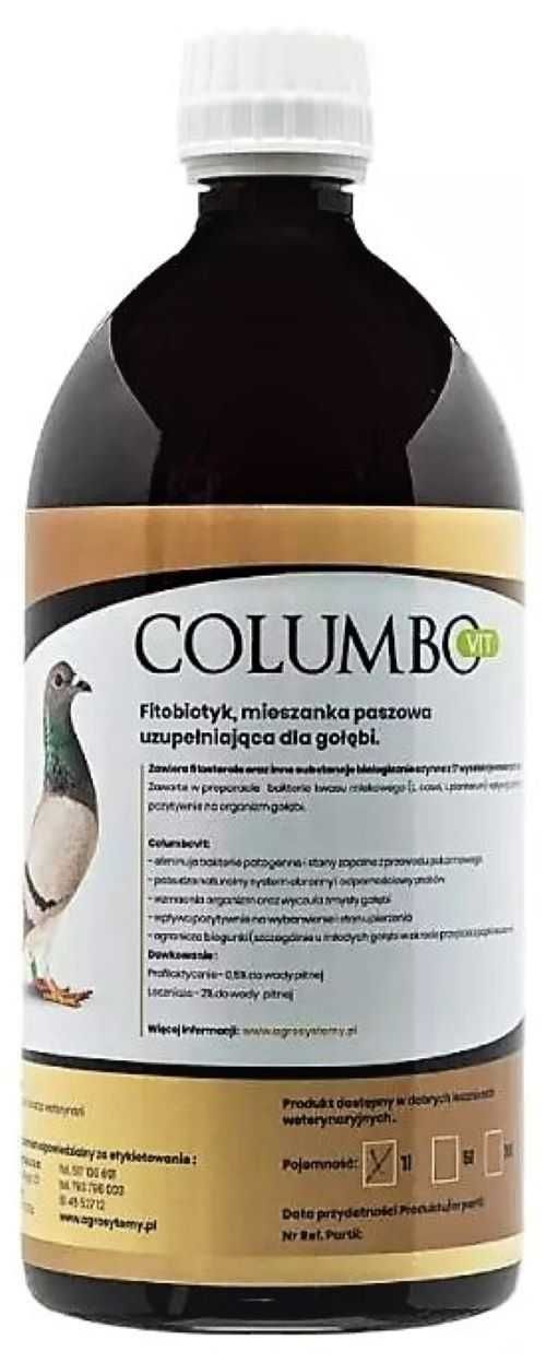 COLUMBOVIT 1L - fitobiotyk ogranicza biegunki gołębi 2211