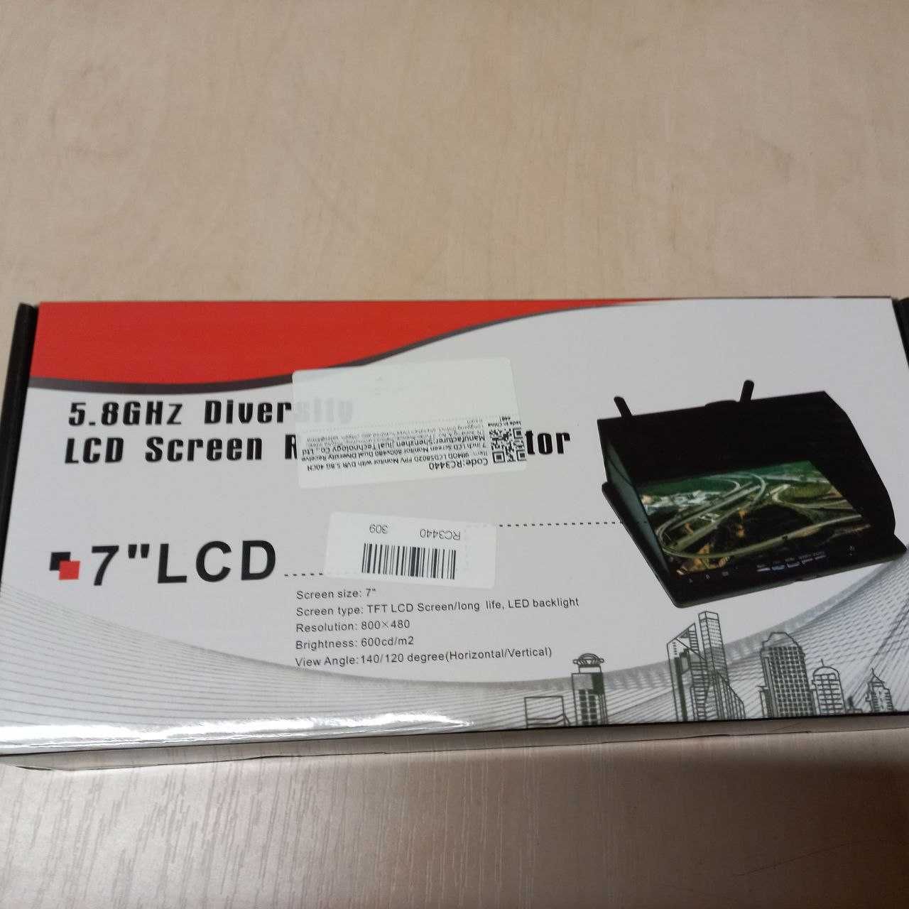FPV монітор LCD5802D 5,8 ГГц