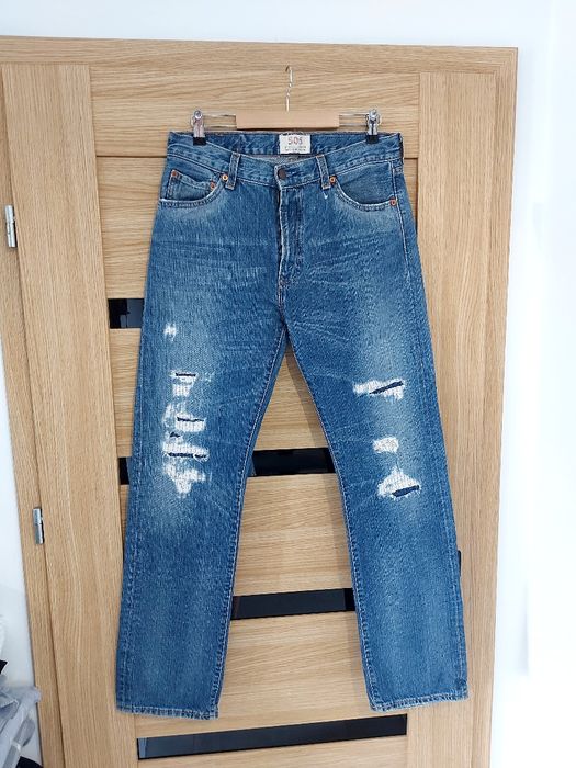 Męskie spodnie jeansy oryginalne roz S M 32 model 504 Levi's proste