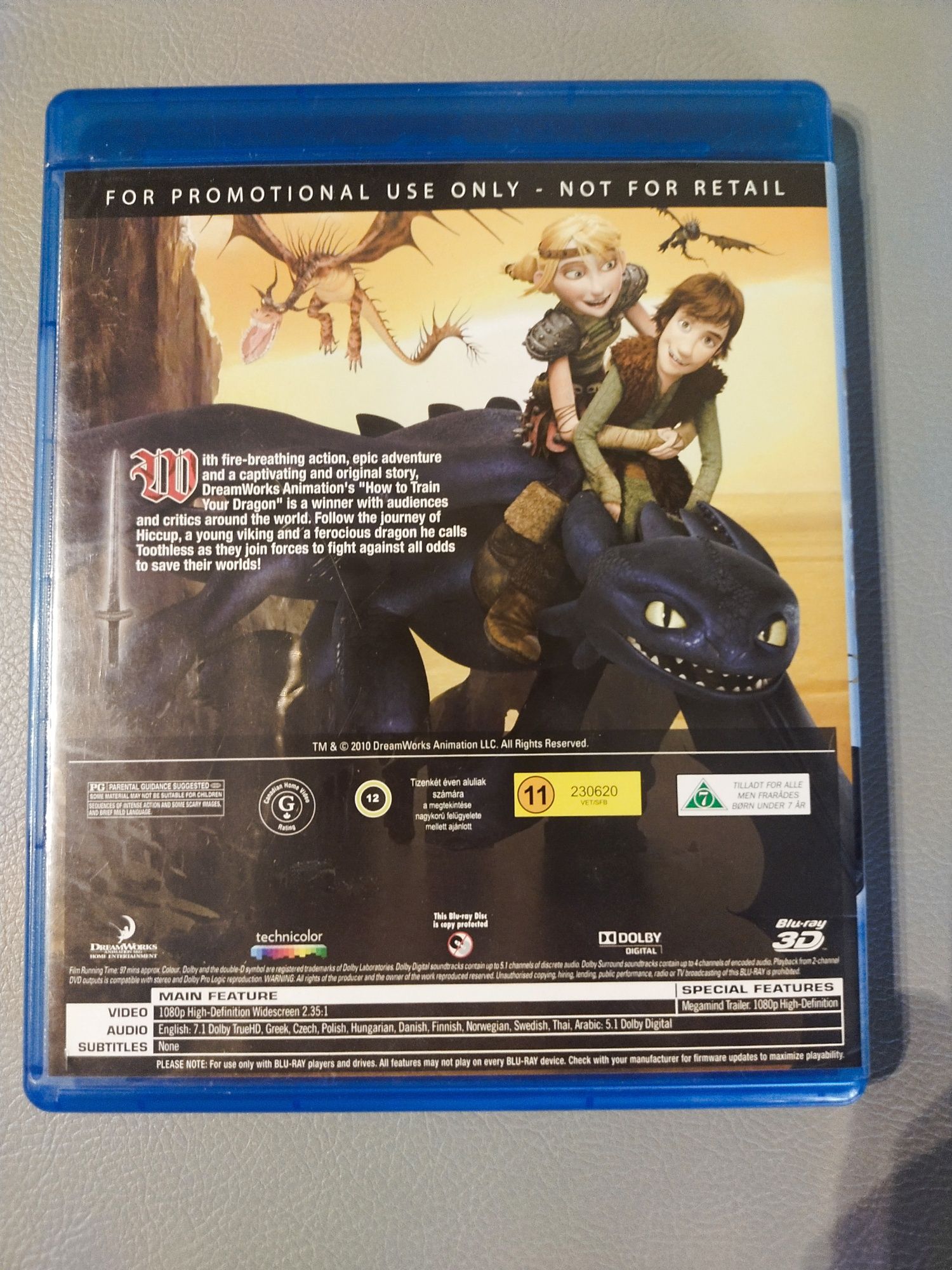 Jak wytresować smoka 3D blue-ray