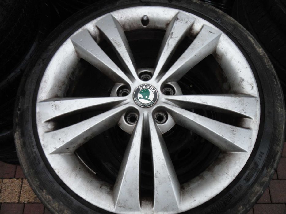Felgi Aluminiowe 18 5x112 Skoda Orginał IDEALNE
