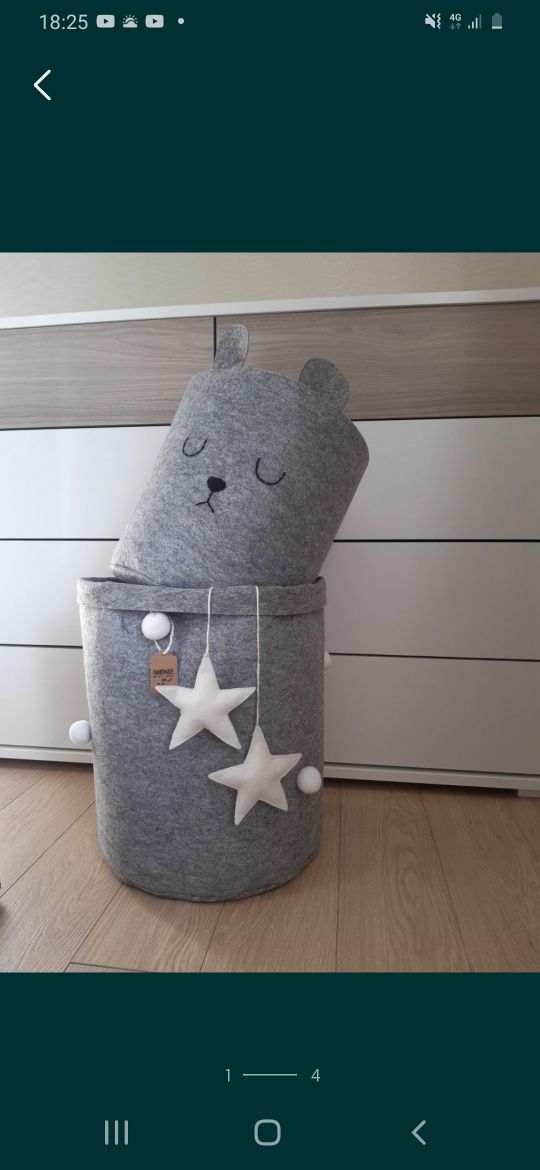Корзина для детской комнаты, корзина для игрушек
