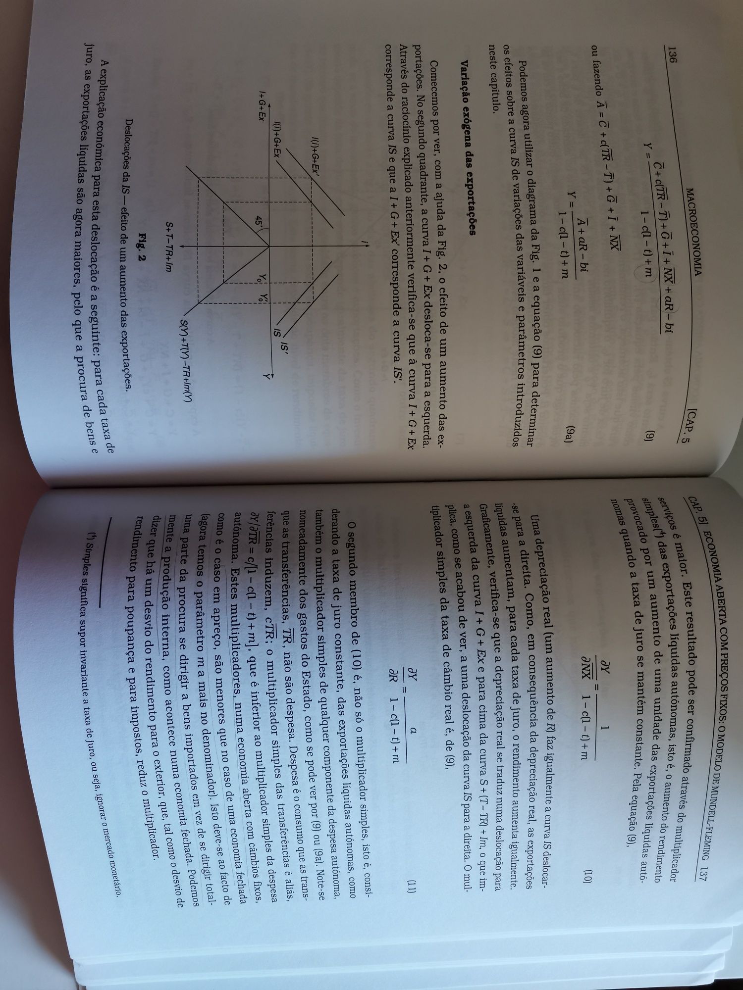 Macroeconomia Exercícios e teoria