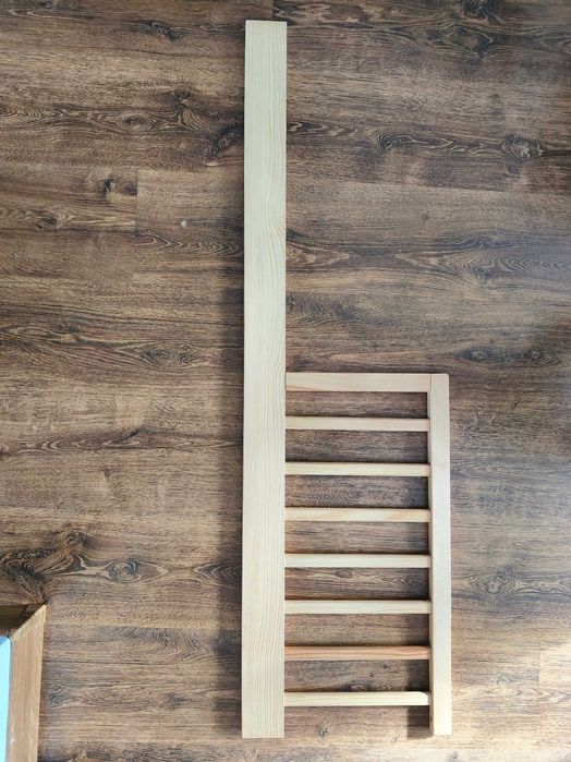 Drewniane Łóżeczko Dziecięce Z Materacem