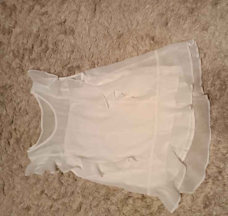 Indyjska elegancka biała bluzka ABERCROMBIE rozmiar XL