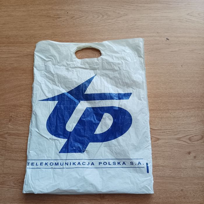 100*. Reklamówka z logo Telekomunikacji Polskiej