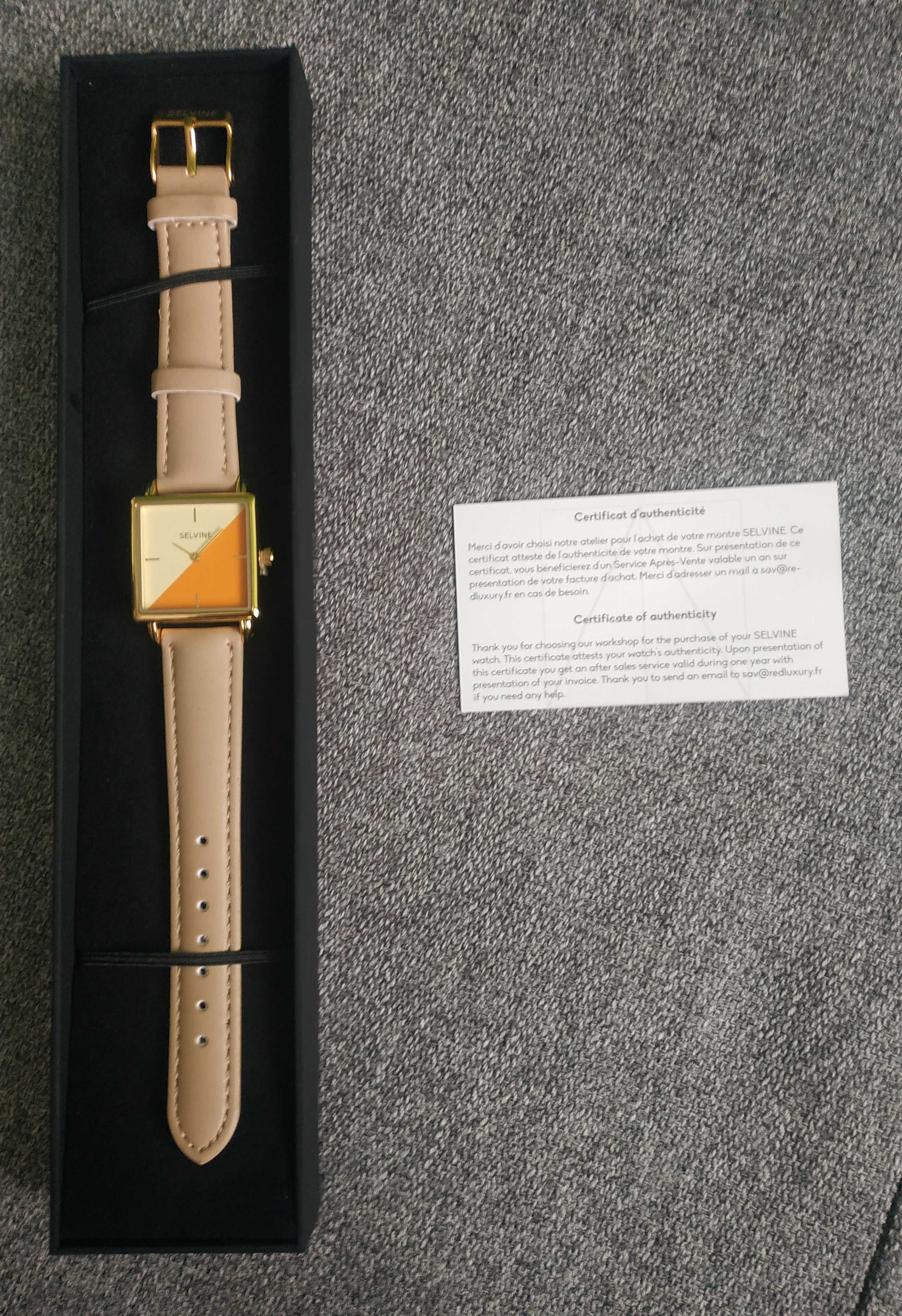 Selvine nowy damski zegarek z certyfikatem okazja na prezent