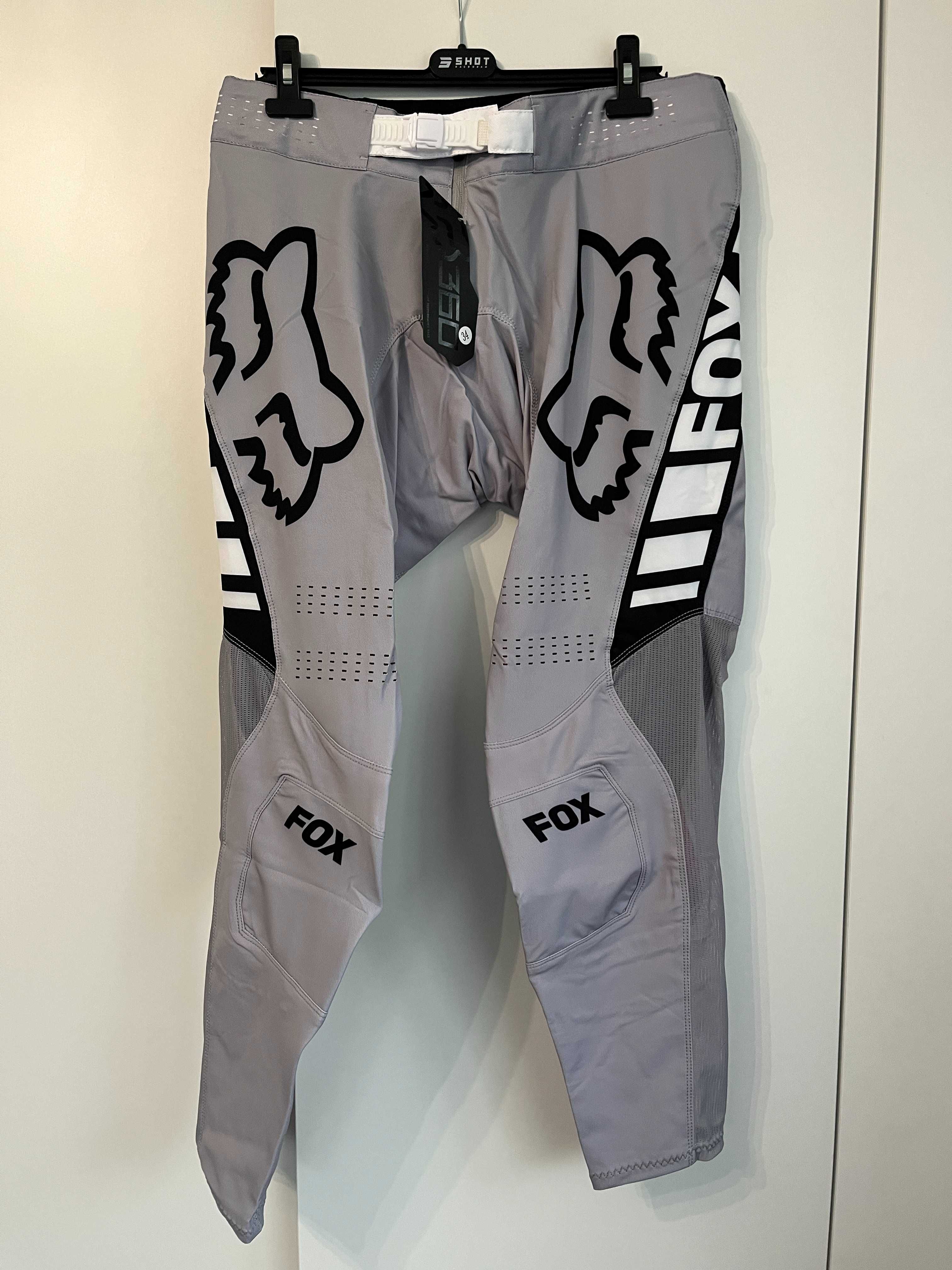 Strój FOX 360 MX (Grey Black)(cross,quad,enduro,mtb,dh)