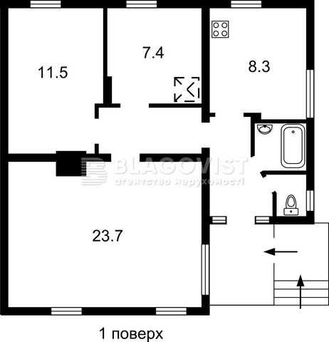 Продаж будинку вул.Гвардійська поруч Деміївка, просп.Лобановського