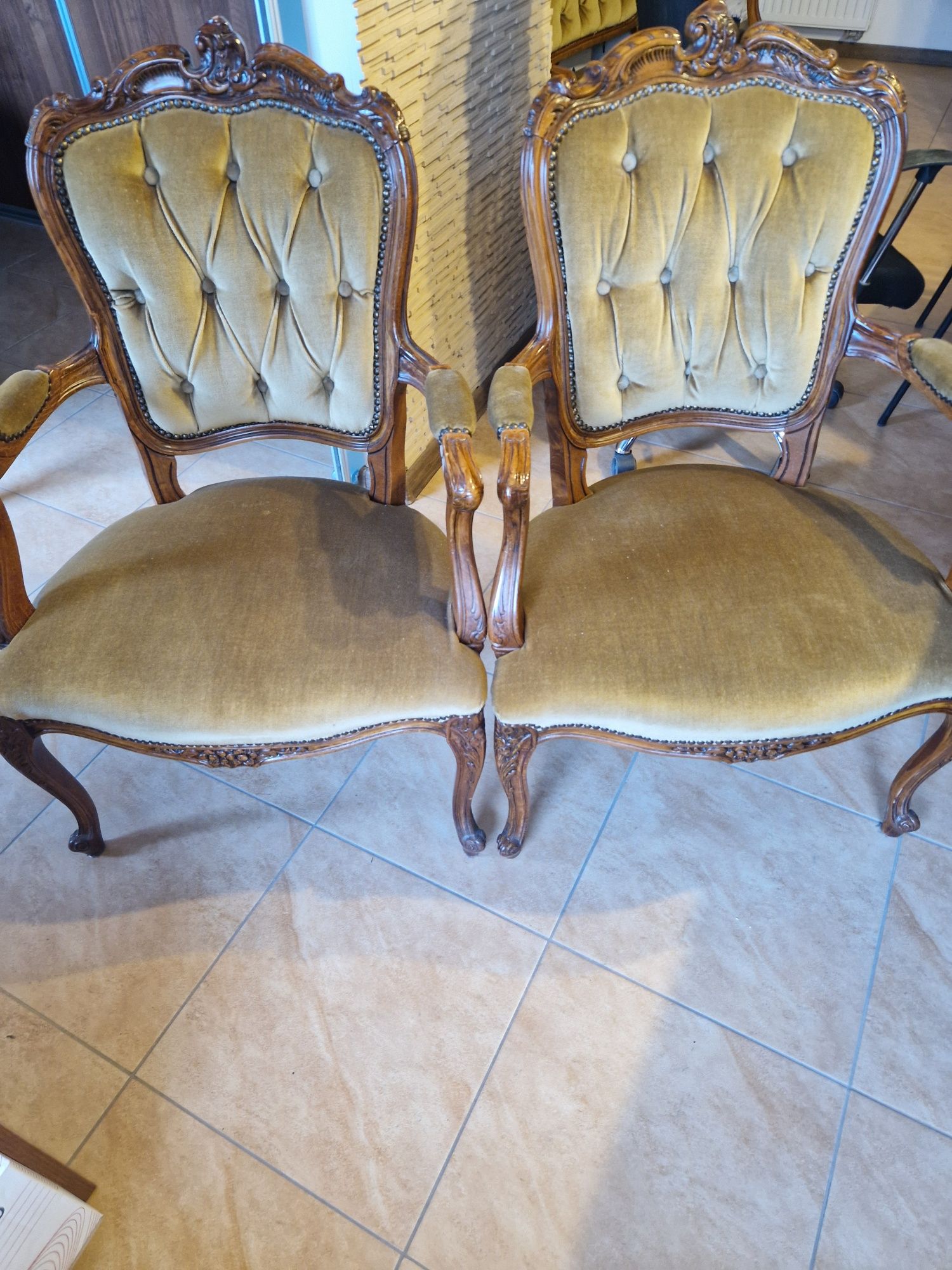 Komplet ludwikowski sofa + 2 fotele