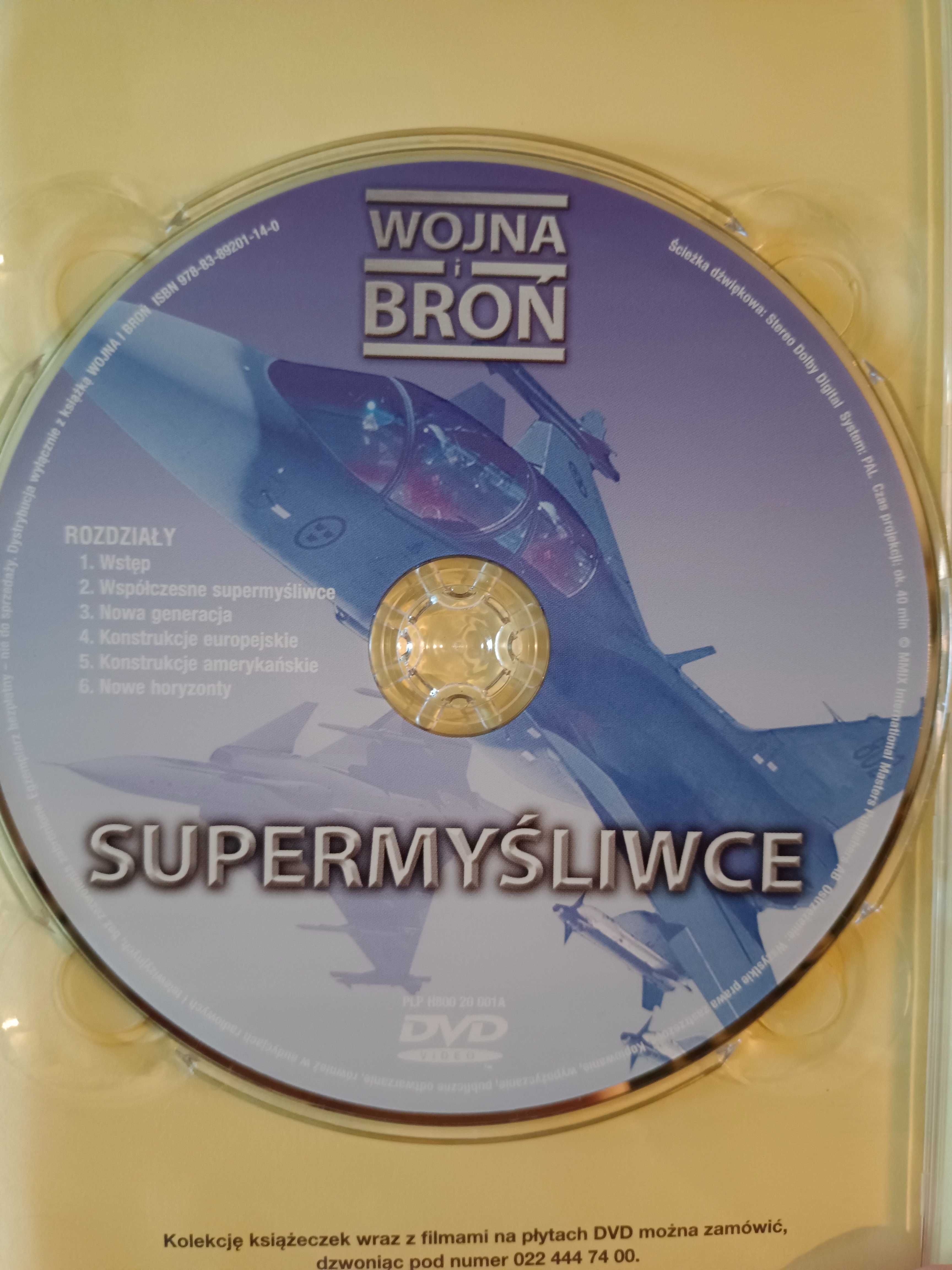 Supermyśliwce - Wojna i broń DVD, historia, lotnictwo, F-16, Typhoon