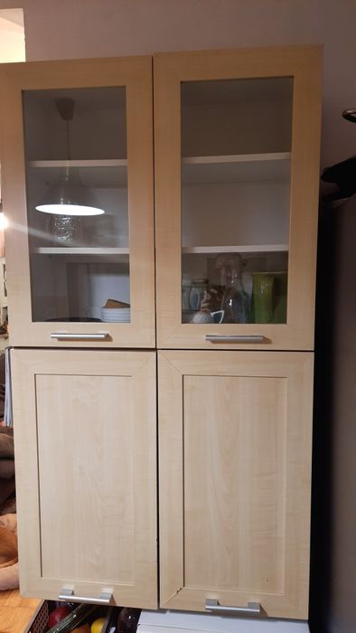 Szafki kuchenne, sprzęt AGD zmywarka, okap, kuchenka, mikrofalówka