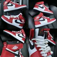 Czerwone Nike Jordan 1 MID nowe buty Nike jordany Red
