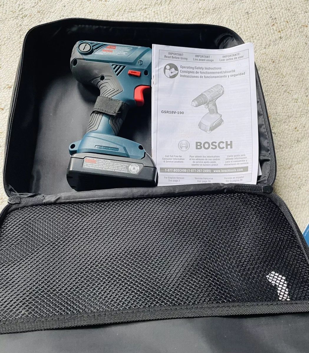 Акумуляторний дриль-шуруповерт Bosch GSR18V-190 18V