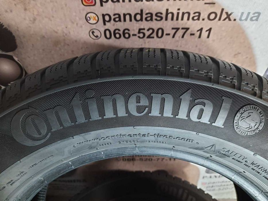 Шини 6,5мм 225/60 R16 CONTINENTAL ContiWinterContact TS830P б/у зима