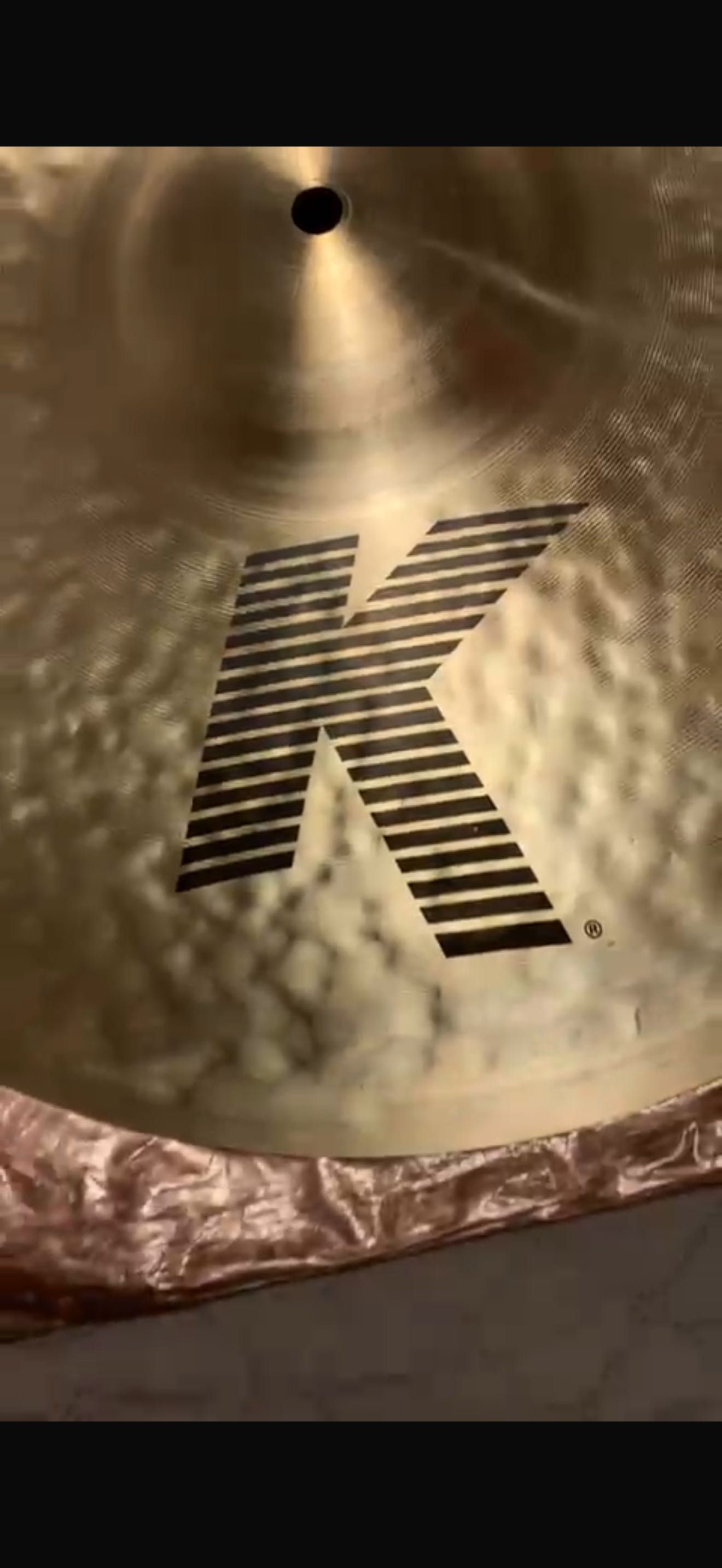 Crash zildjian 18” K custom (como novo)