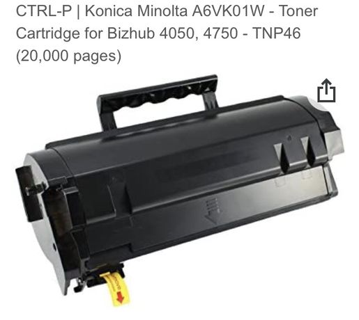 Продам Toner, A6VK01W (Konica Minolta) тонер картридж для принтеров Ko