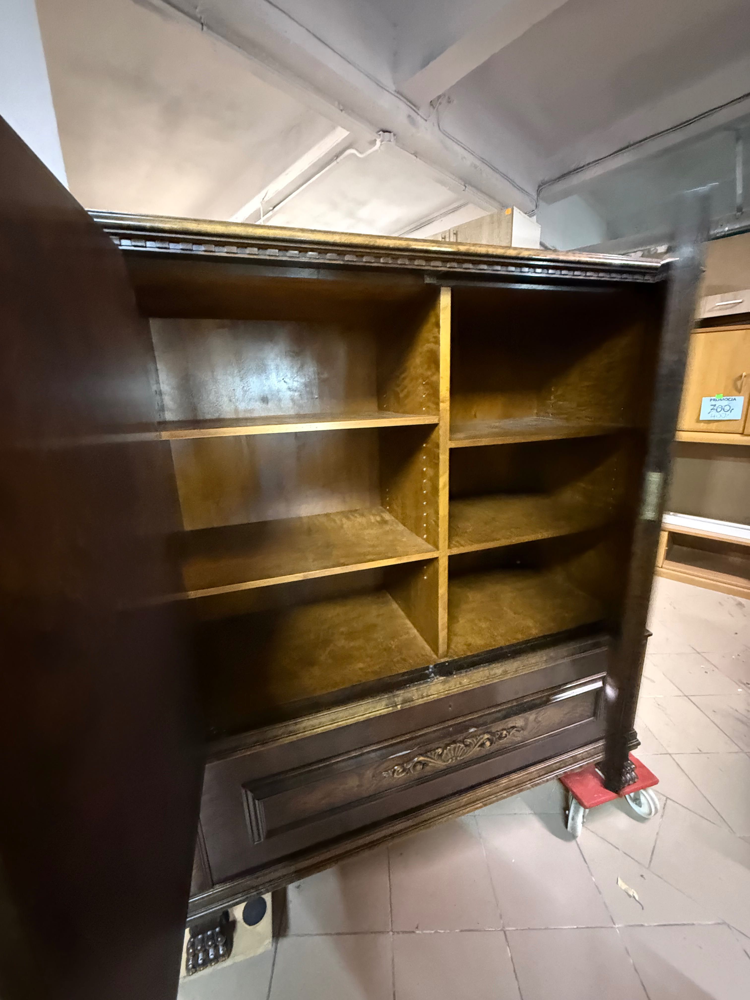 Drewniana biblioteka z Niemiec | Komoda bieliźniarka używane DOWÓZ