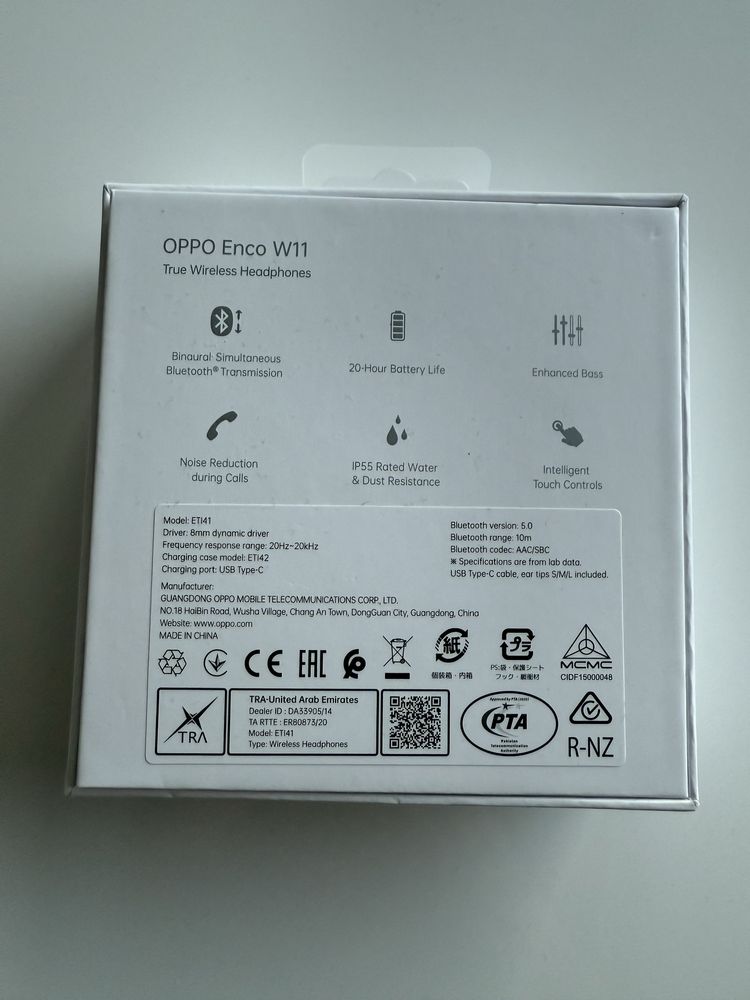 Słuchawki OPPO Enco W11 Biały