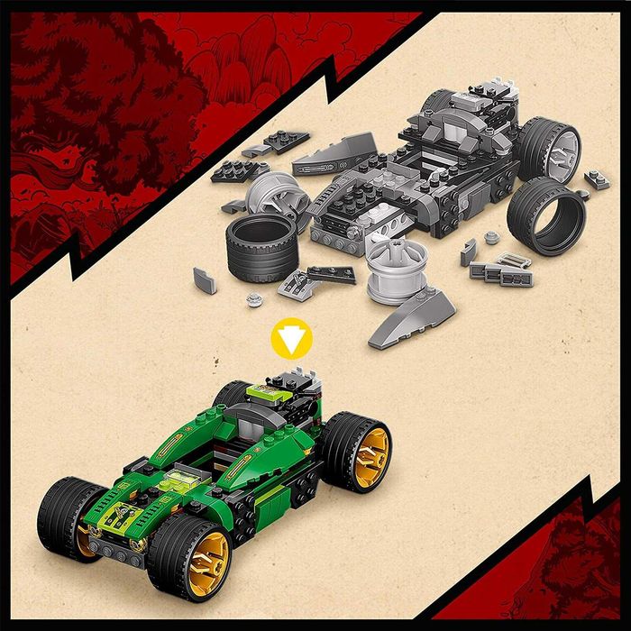 LEGO NINJAGO 71763 Samochód Wyścigowy Lloyda Python Cobra