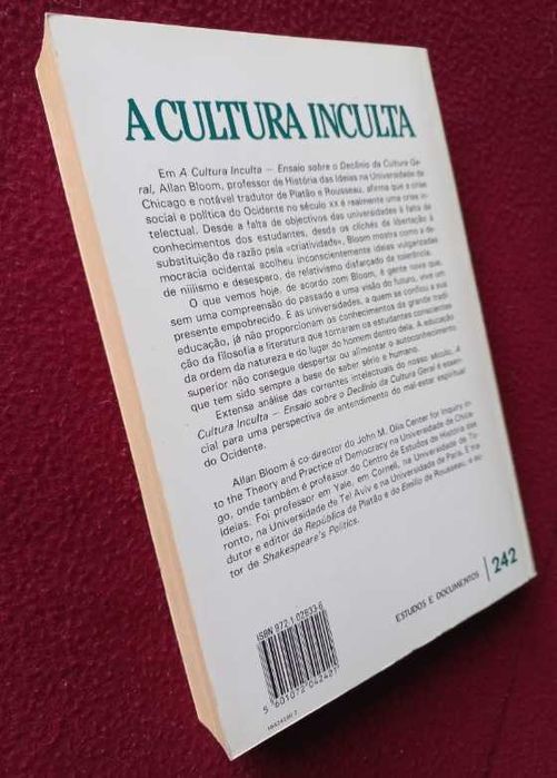 A Cultura Inculta - Allan Bloom