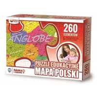 PUZZLE Edukacyjne - MAPA POLSKI - najwyższa jakość, polski producent