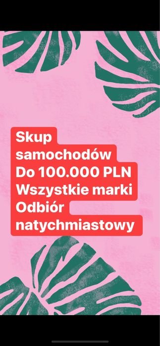 Skup Aut Warszawa+200KM Płońsk Płock Ciechanów Mława