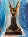 Escultura bronze dançarina altura de 50 cm