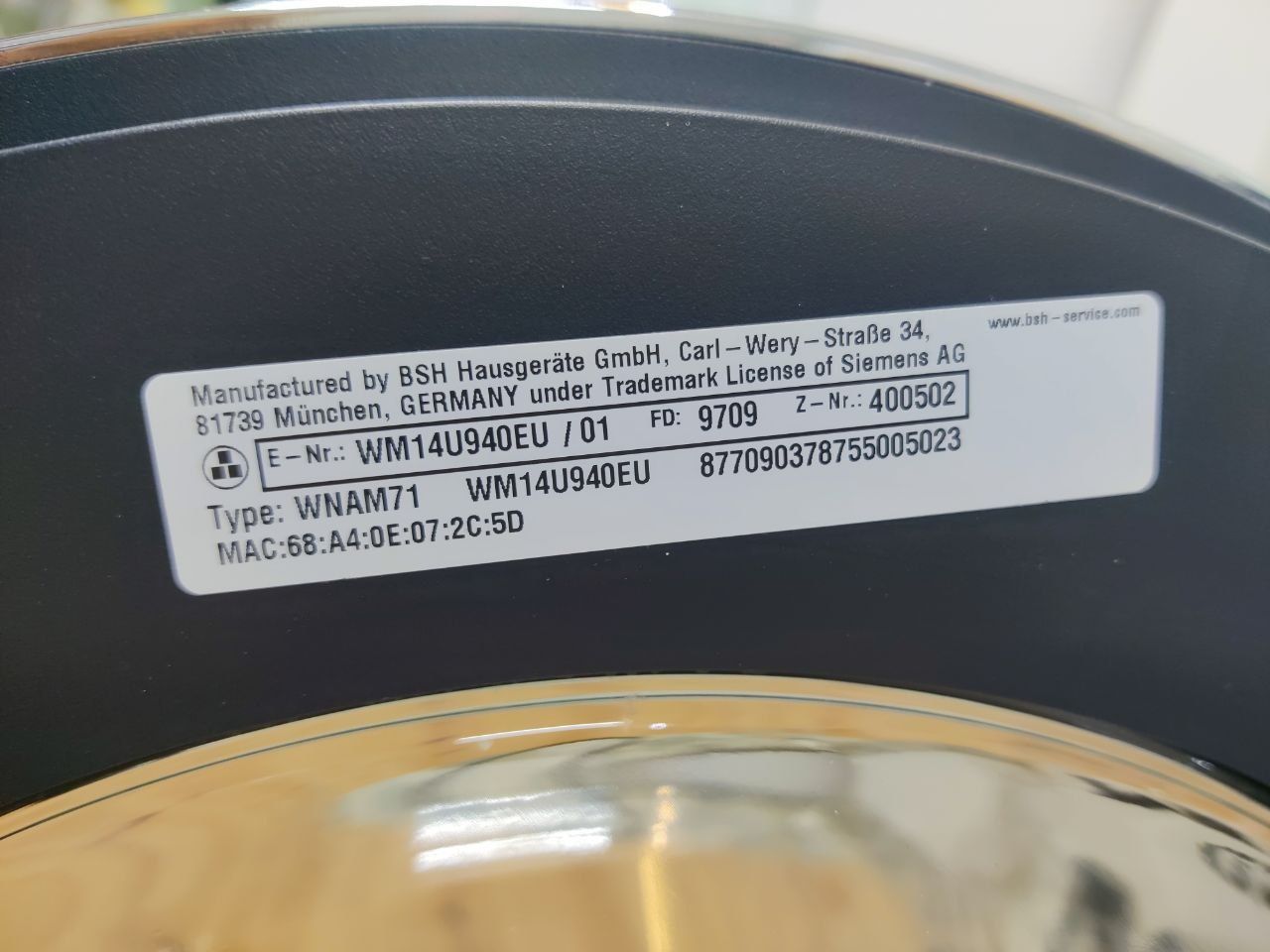 Пральна машина SIEMENS™ WM14U940EU Avantgarde SENSOFRESH System. 10 kg
