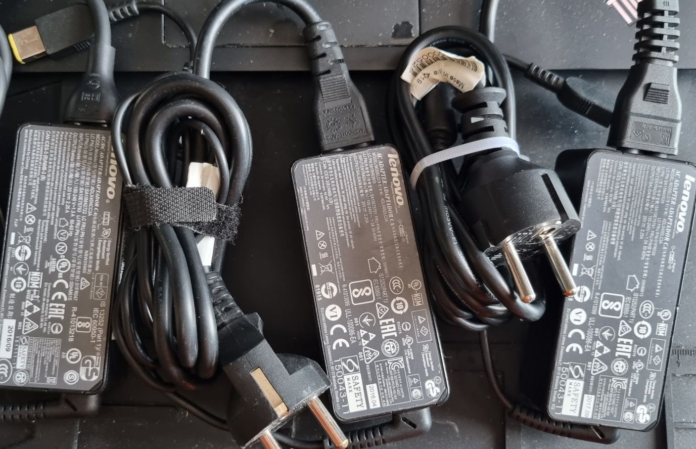 2x Oryginalny Zasilacz Ładowarka lenovo 20v 2.25a 45w prostokąt thinkp