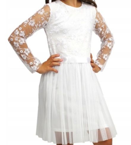 Elegancka sukienka tiulowa