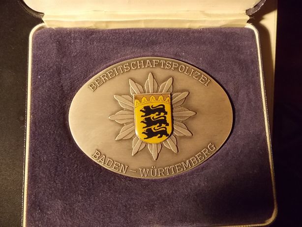 Medal Bereitschaf Polizei Baden-Winttemberg lata 70-te