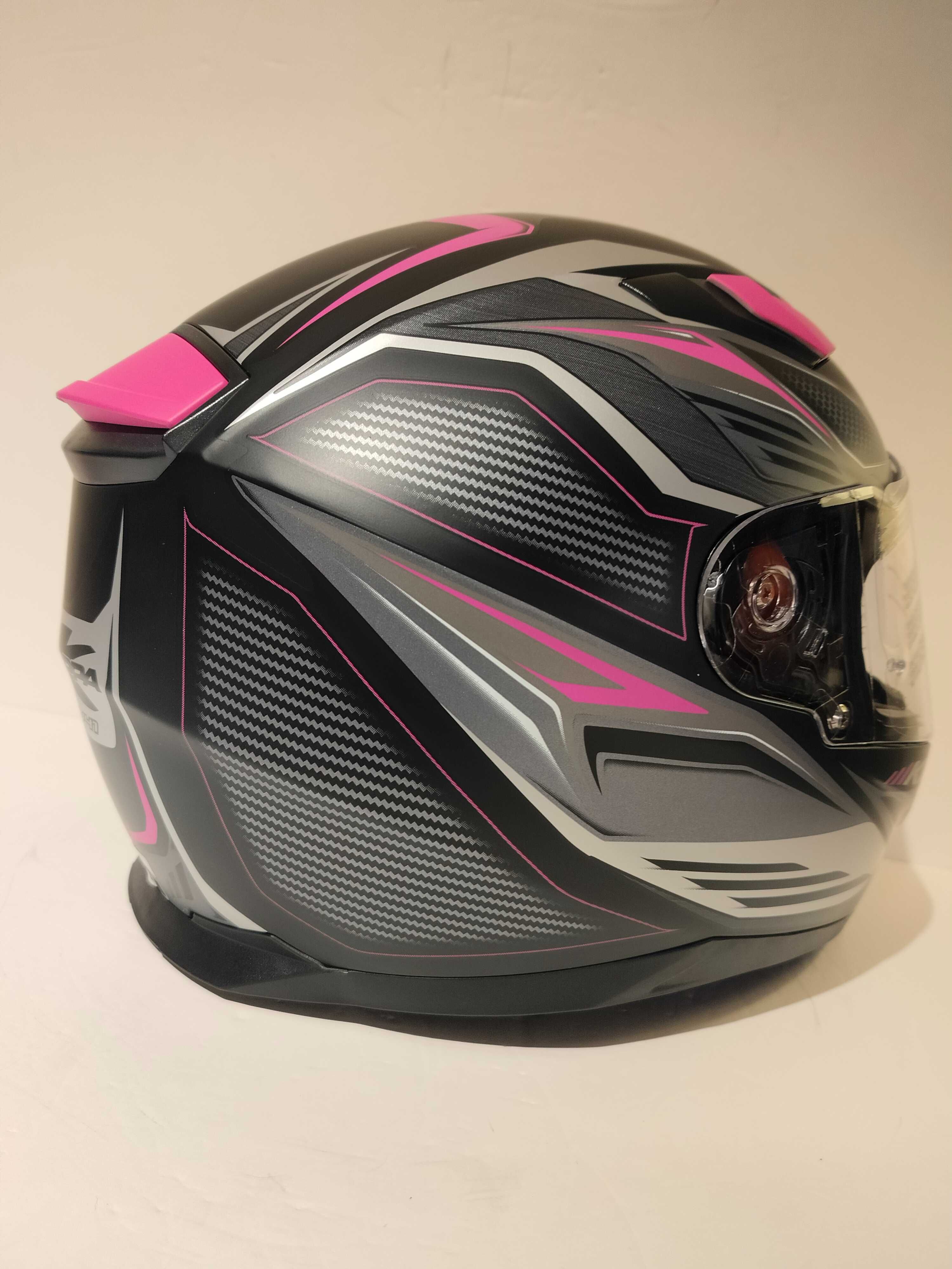 Capacete de senhora Kappa dupla-viseira mota scooter novo