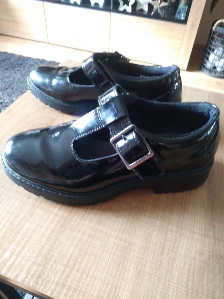 Clarks buty dla dziewczynki 35,5 czarne