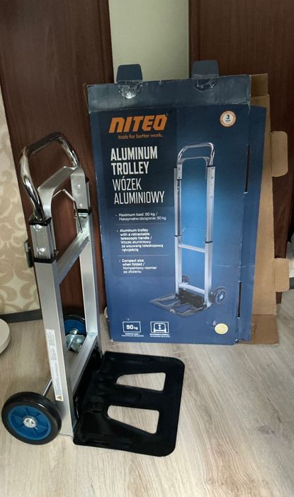 NITEO Wózek transportowy aluminiowy do 90kg