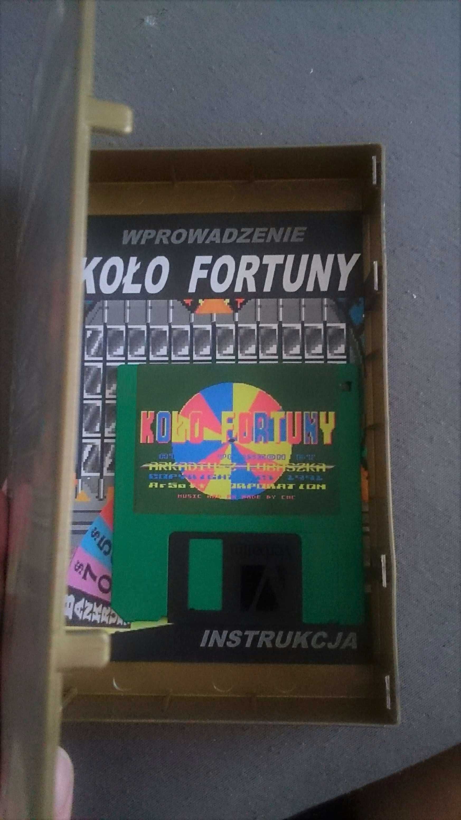 Koło Fortuny - Gry Dyskietki Dla Amiga 500 / 600 / 1200 Pudełko