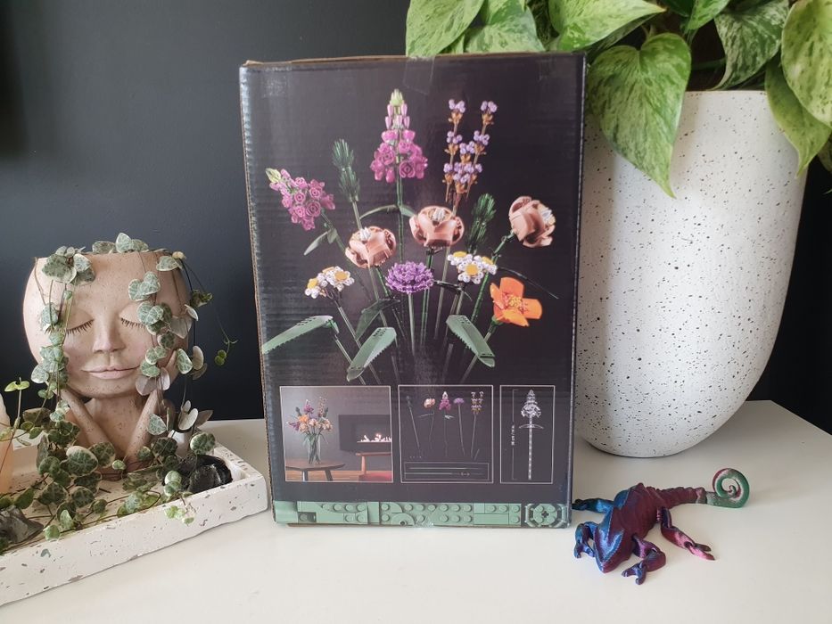 Klocki botanicals 2 nowe komplety bukiet kwiatów+kaktusy ZESTAW 2w1