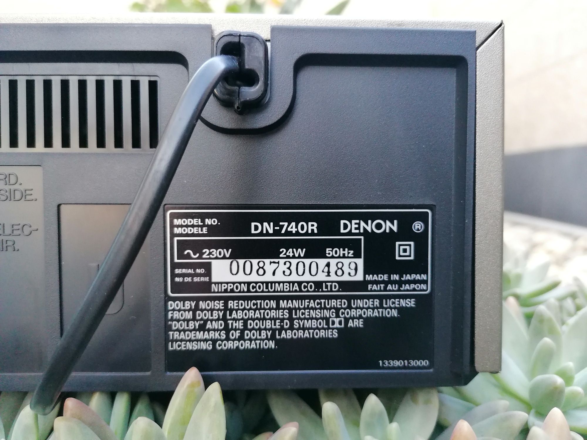 Leitor e gravador Denon DN-740R