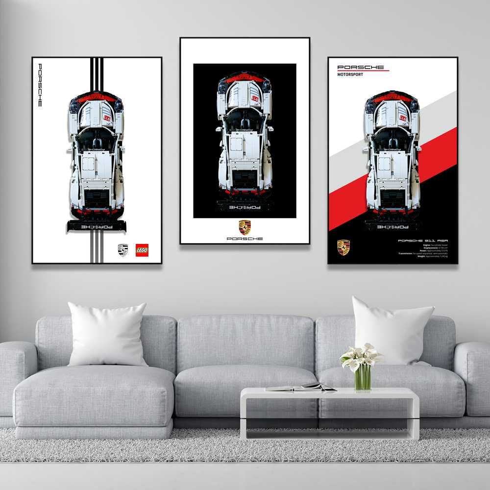 Ramka do ekspozycji ściennej LEGO Porsche 911 RSR 42096