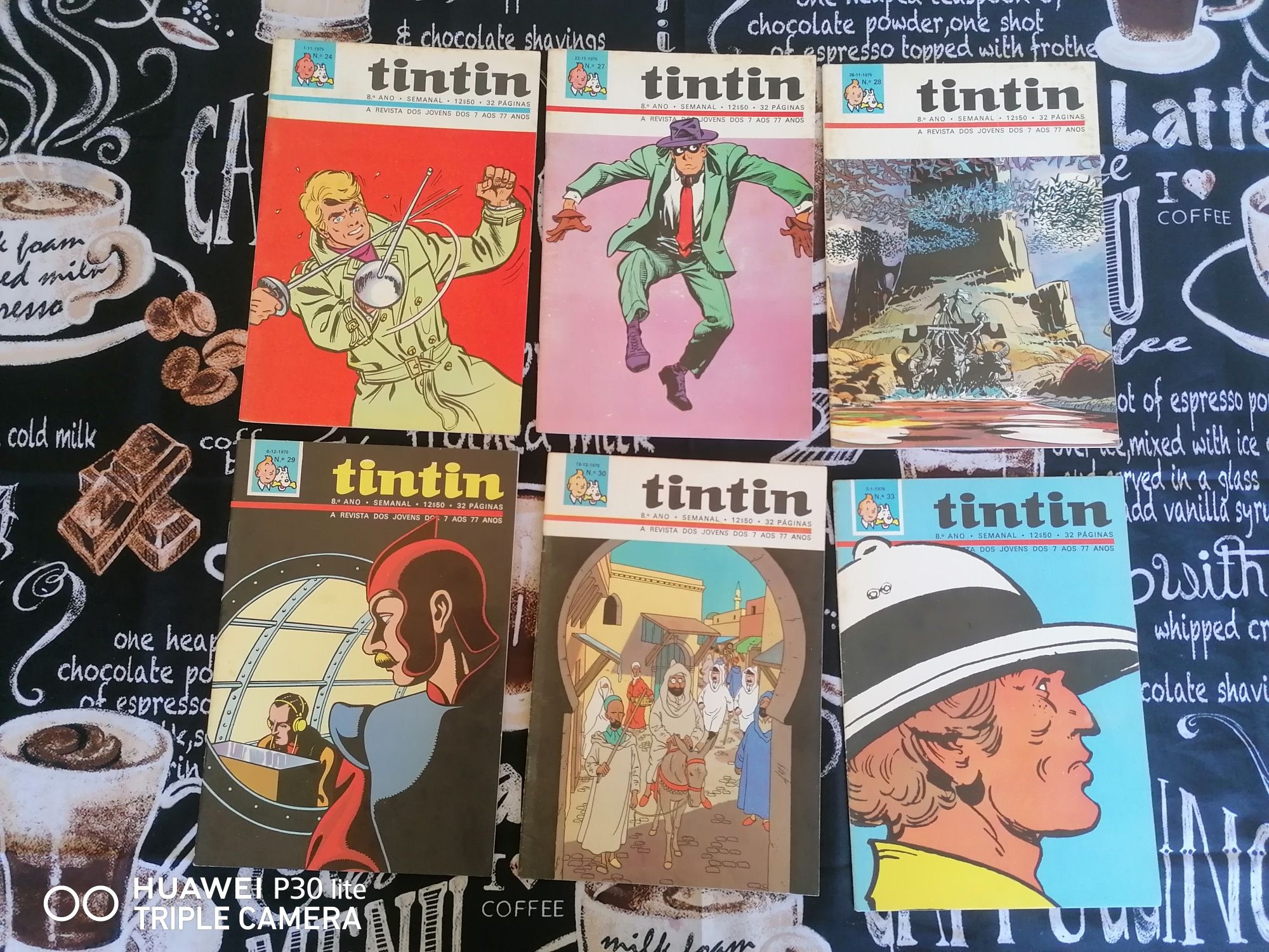 Revistas tin tin 8°ano (1975/76)