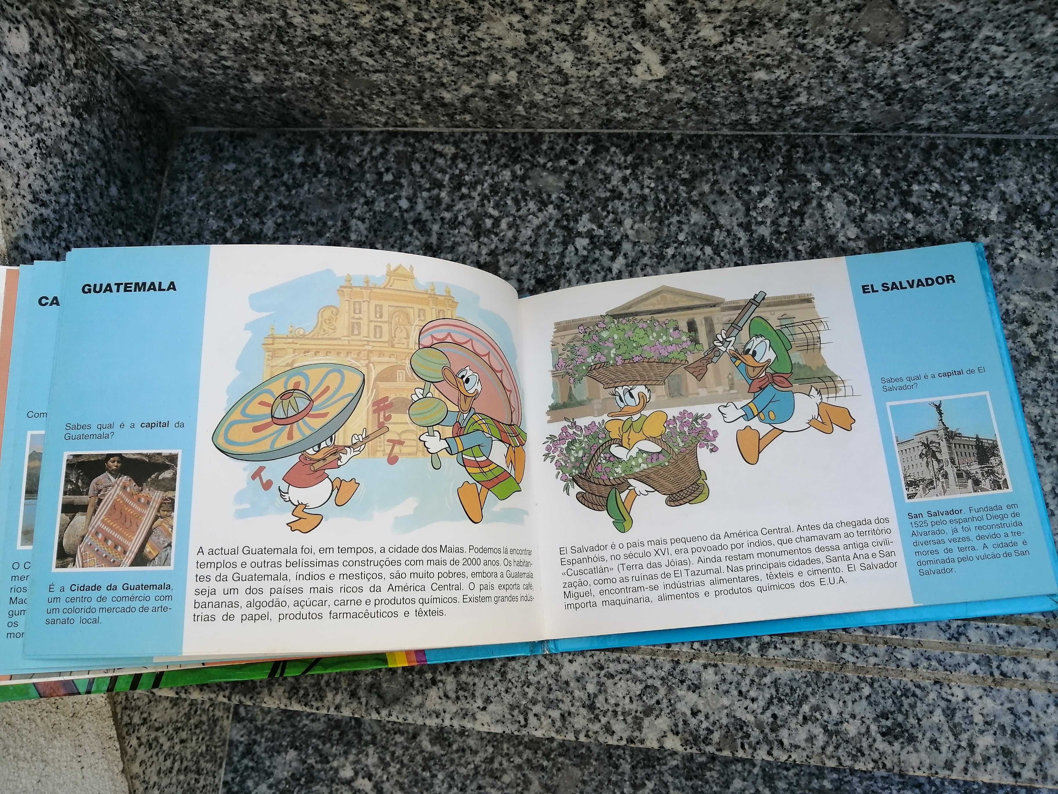 Livro didático Disney conhecer países