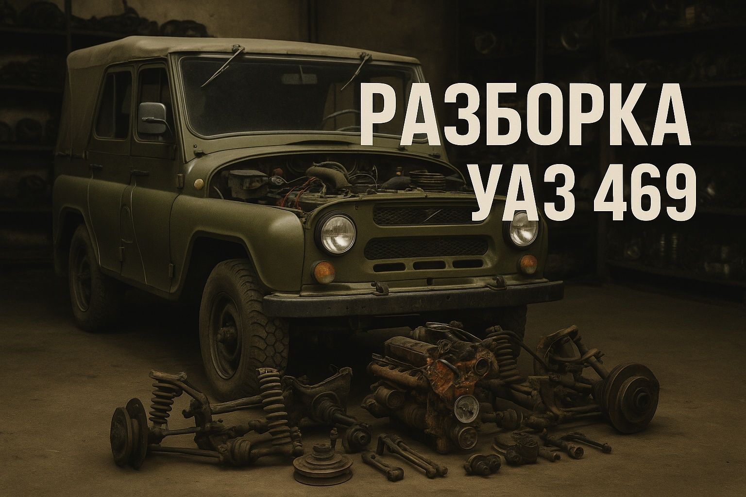 Разборка уаз 469 2.5 дизель ом 602