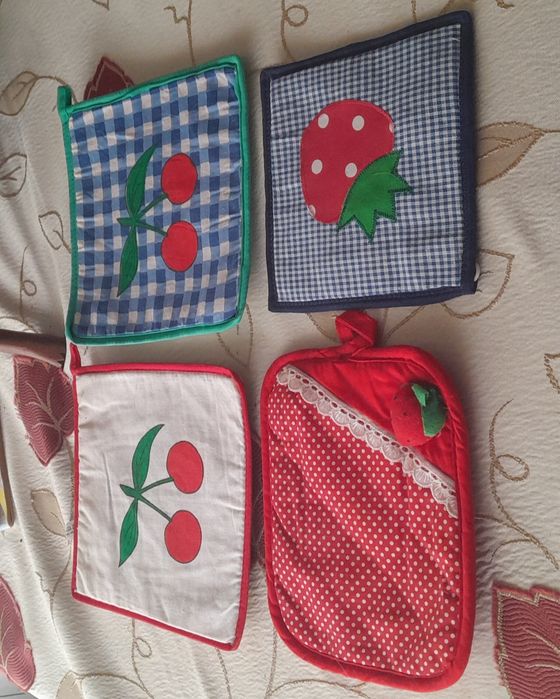 Pegas cozinha,panos,toalha c guardanapos