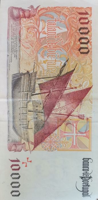Nota de 10000 escudos chapa 2 - 2 Maio de 1996 - Infante D. Henrique