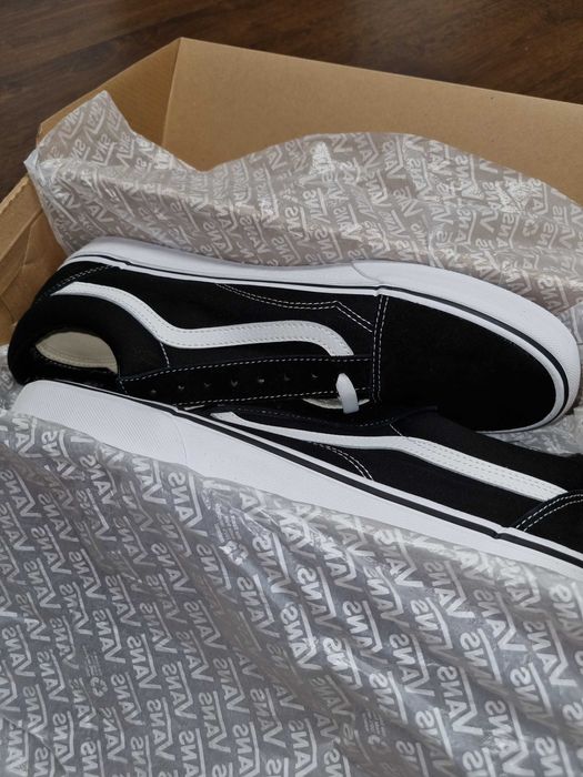 Buty Sneakersy Trampki Vans Old School White Czarne Białe Klasyczne