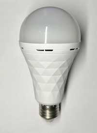 Аккумуляторная аварийная LED лампочка 7 Вт, цоколь Е27, смарт лампа.