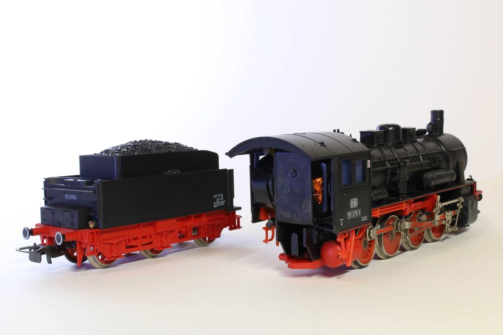 НОВА модель паровозу BR 55 (25-56) від компанії PIKO (1987р) - 3500грн