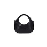 Сумка Courreges mini Holy leather tote bag Black