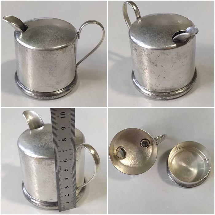 Немецкая сахарница.Серебрение.Клеймо D.R.G.M.